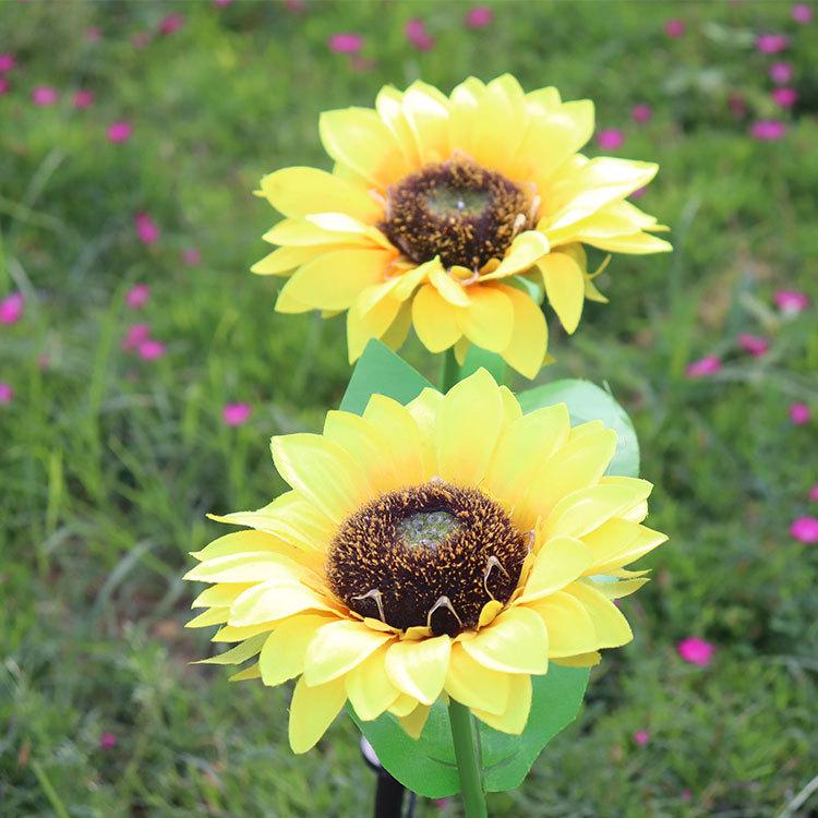 Sunflower Ground Stake Lamp for Outdoor Lawn and Landscape Lighting Decoration