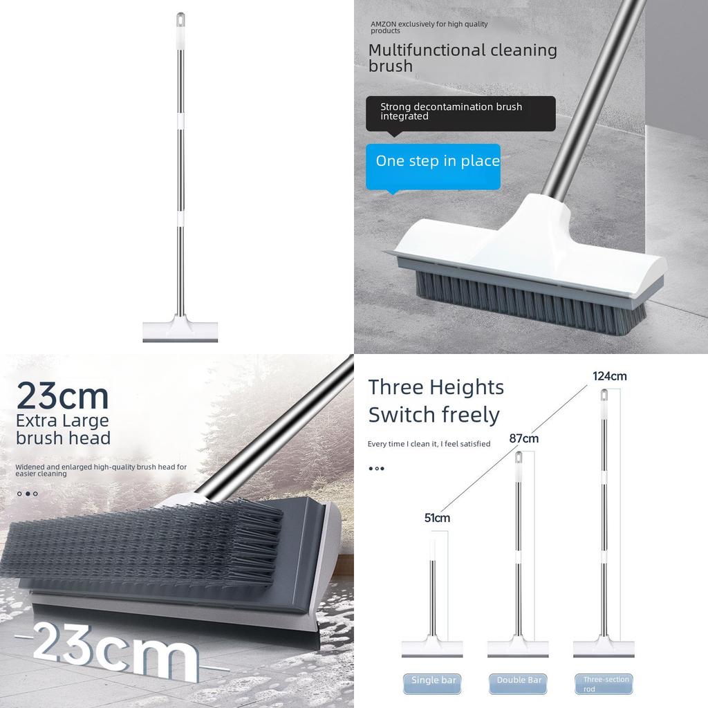 Heavy-duty Floor Scrub Brush With Sturdy Bristles For Bathroom And Tile Cleaning