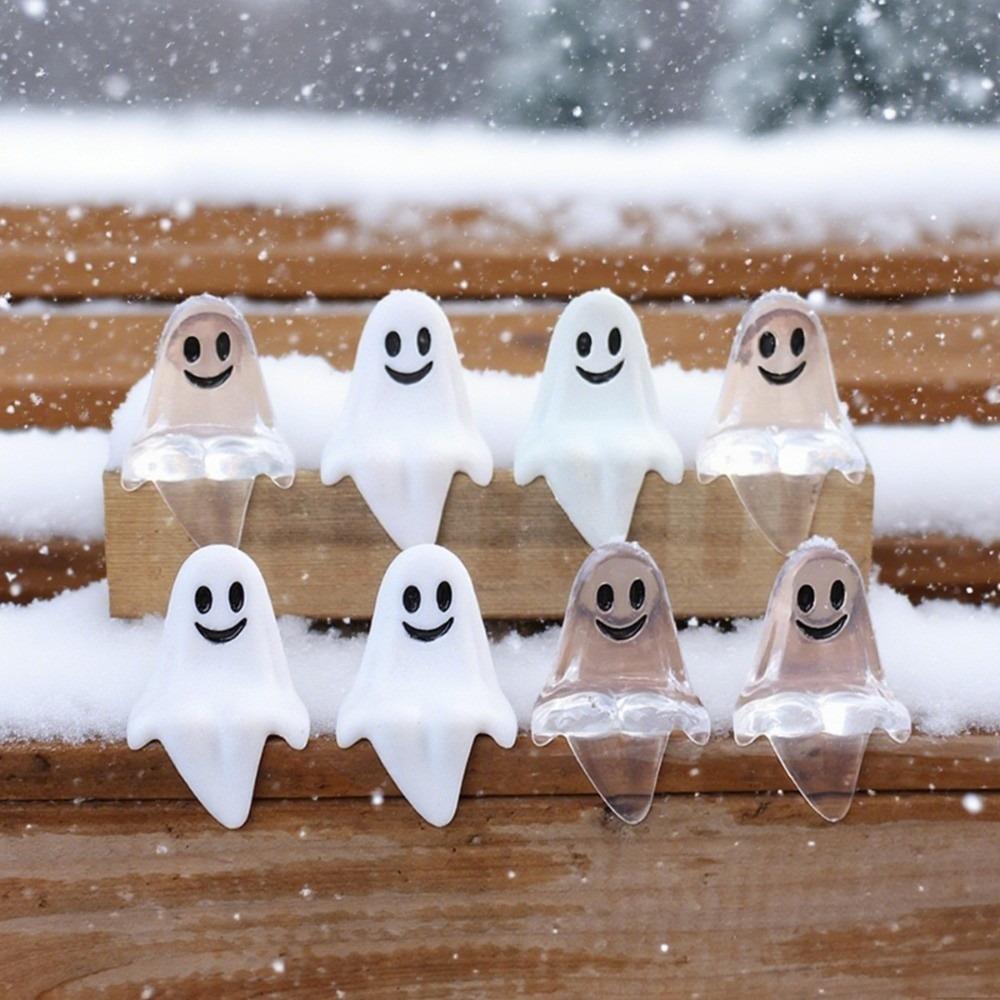 20pcs Mini Smiling Ghost Decoration Cute Halloween Ghost Statue Decorations  Halloween Party