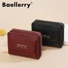 Baellerry Short Wallets for Women Fashion Zipper Coin Purse for Ladies Classic Organ Card Holder Money Packs