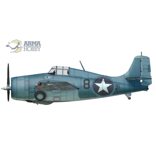 ARMA HOBBY 1/72 F4F-4 Wildcat Operation Torch Plastic Model Kit ADL70065