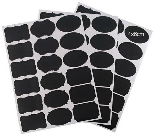 Erasable Self-Adhesive Frosted Blackboard Label for Glass Bottles