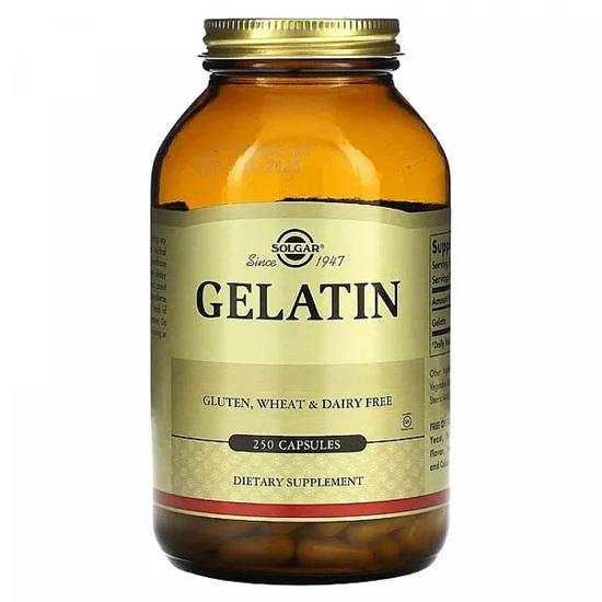 

Solgar - Gelatin, 1680 mg. 100 Capsules