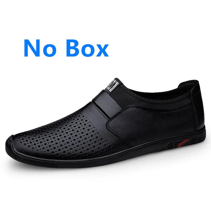 Luxury Genuine Leather Men Loafers Brown Genuine Leather Penny Loafers Man Adult Office Career Mens Shoes Sneakers Driving Shoes