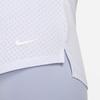 Nike Dri-Fit One Breathe Solid Backless Round Neck Short Sleeve T-Shirt Women Tops Oxygen-Purple DX0132-536