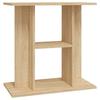 VidaXL Aquarium Stand Sonoma Oak 60x30x60cm Engineered Wood 833570