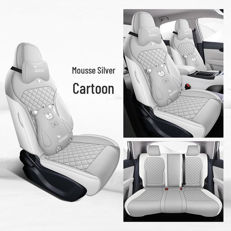 2026 Geely Galaxy Xingyuan Freedom Edition Car Seat Cover - 410 km Range, All-Season, Full Coverage, Cartoon Design.