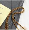 Argyle Embroidered Women's Crossbody Chain Bag - 2025 Spring/Summer Trendy Small Square Bag