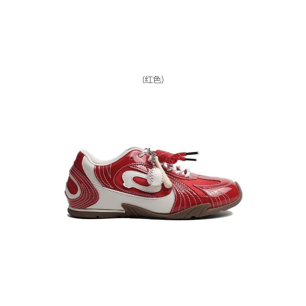 Retro Versatile Baseball Moral Training Shoes Women's 2025 Summer New Breathable Thin-soled Casual Sports Racing Forrest Gump Shoes