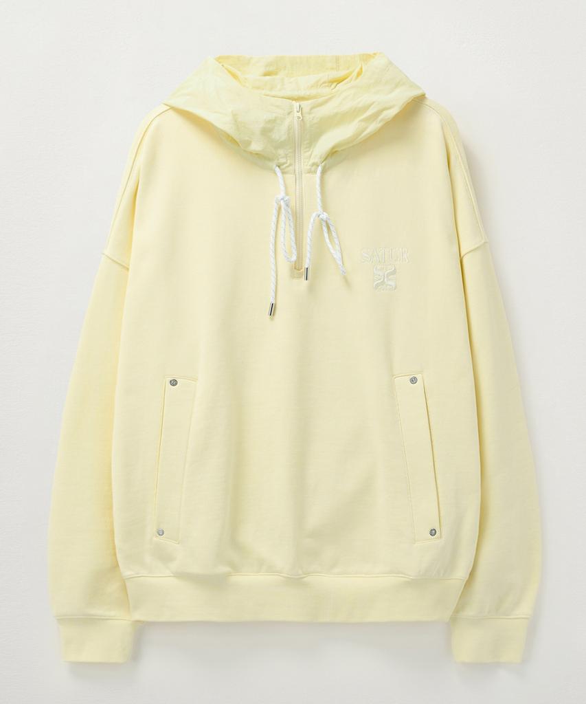 Balaclava Nylon Hoodie Butter Cream