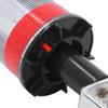 Solar Powered LED Strobe Robust Reflective Waterproof Beacon Warning Light Cone Lamp with Iron Bracket