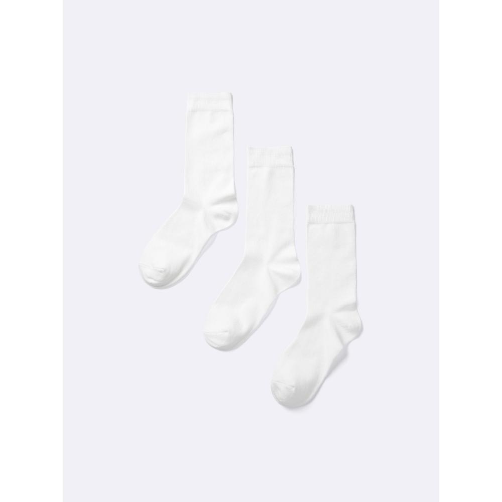 

Gu By Uniqlo Носки мужские 3 пары 01 OFF WHITE/ONE SIZE