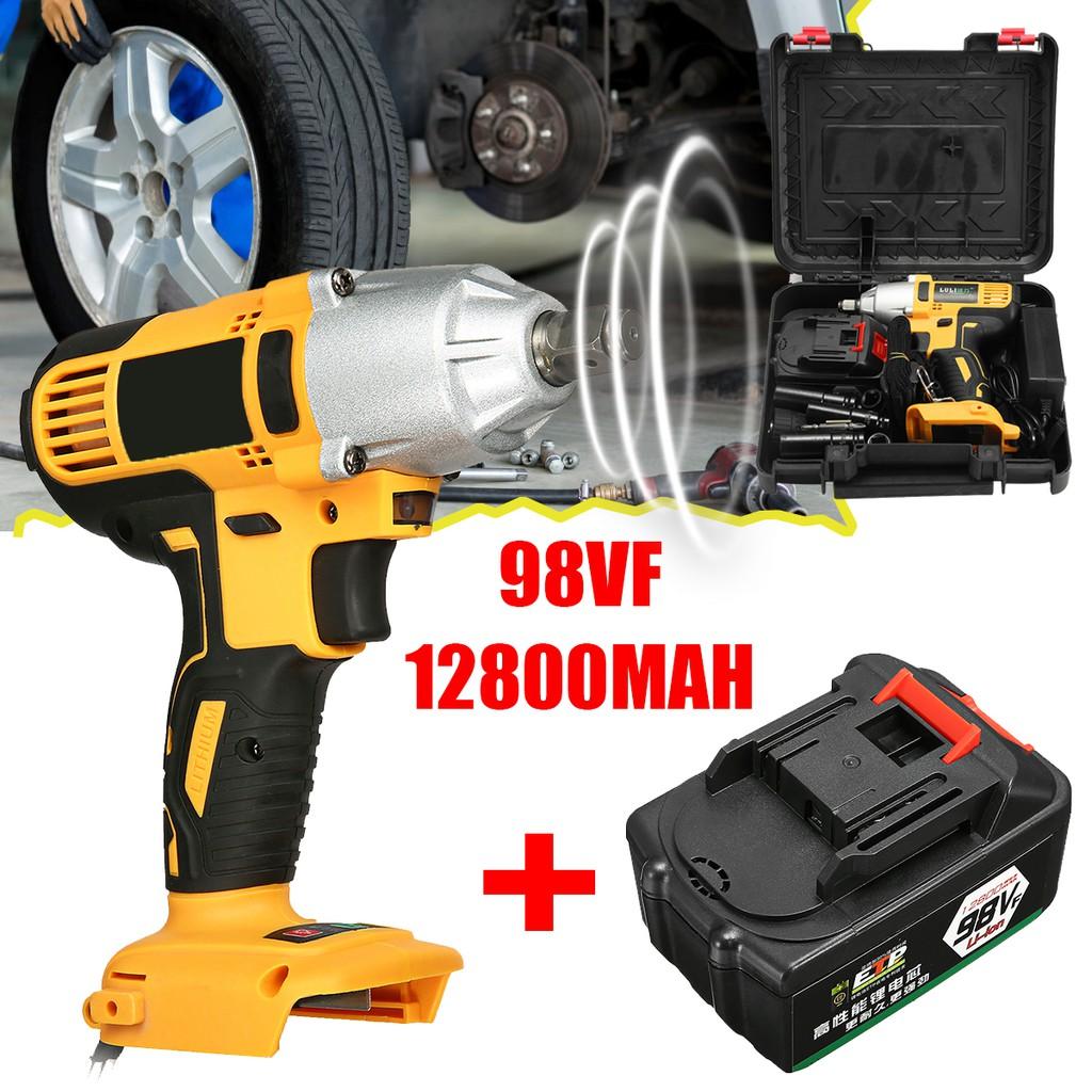 1/2'' 21800mAh Cordless Impact Wrench Drill Li-on Battery Hand DIY Tool NEW 220V