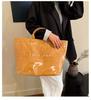 2025 Women's Large Capacity Transparent PVC Handbag - Fashionable, Water-repellent, Simple Style
