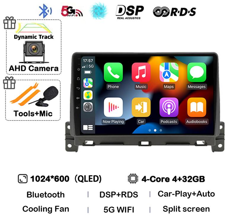 Android 14 Carplay Auto Car Radio For Great Wall Wingle 7 2018 2019 2020 Stereo Video GPS Navigation WIFI Multimedia Player DSP