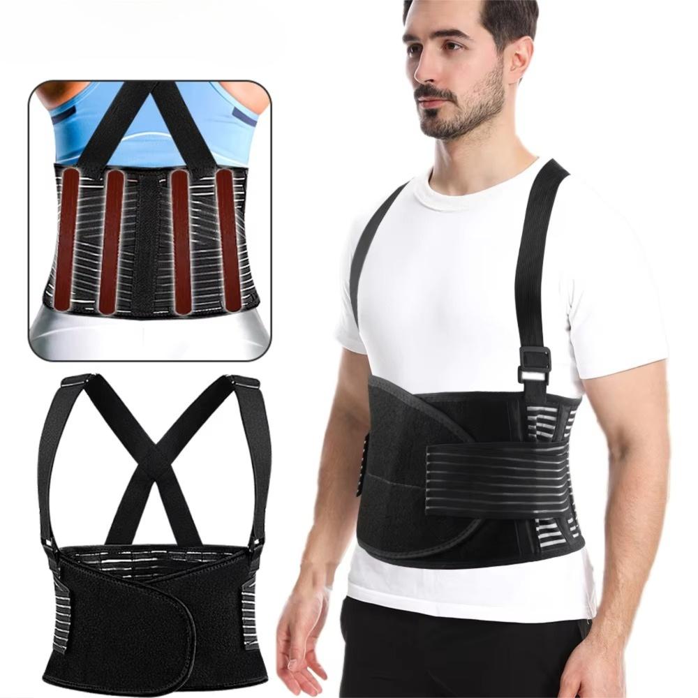 

Adjustable Lower Back Brace Breathable Back Belt Posture Correction Belt Physical Therapy S