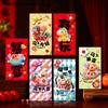 6/12 Stück Chinesische Traditionelle Glücksgeldbeutel Cartoon Pferdejahr Roter Umschlag Kreativ 2026 Neujahrs-Rotpaket