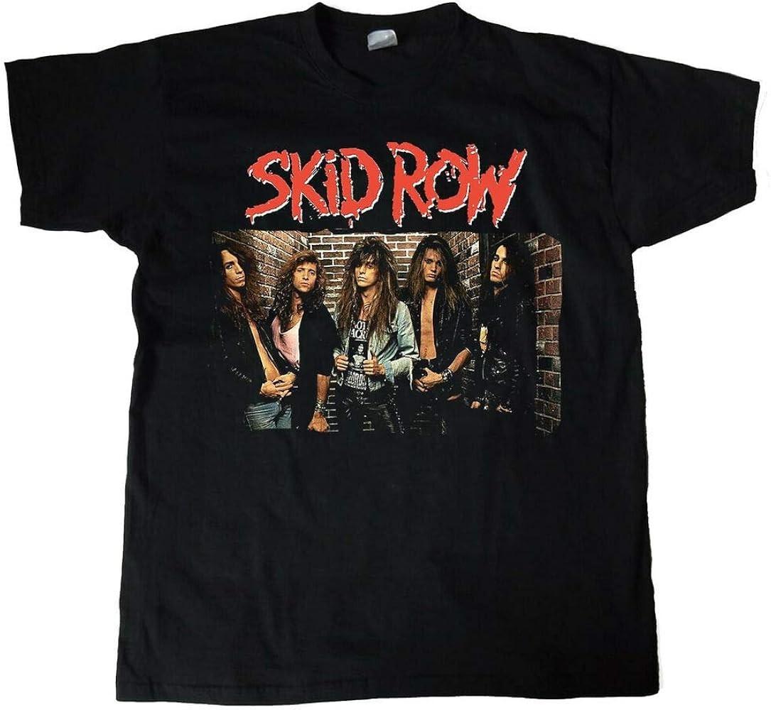 Vintage Skid Row Band Group Photo Unisex S-5XL Shirt SB128 S
