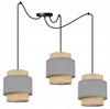Hanging Lamp, Ceiling Chandelier, Lampshade, Boho Juta