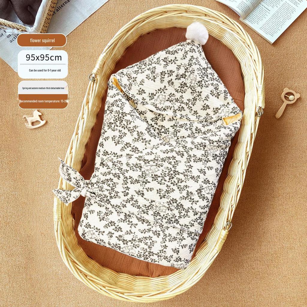 Four-Season Swaddle: Newborn Cotton Blanket for All-Year Comfort