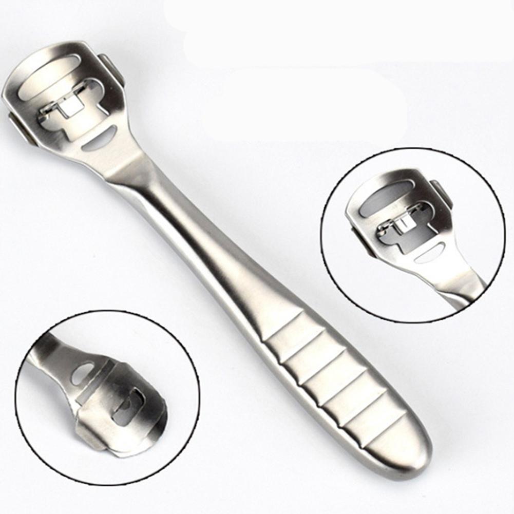 Stainless Steel Callus Shaver Hard Dead Skin Remover Anti Skid Handle & File