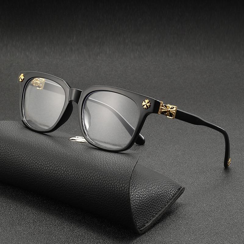 Fashion Square Frame Eyewear for Women Men Classic Casual Travel Decorative Glasses