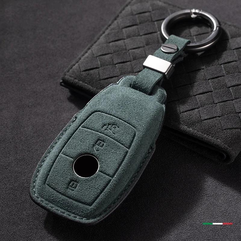 Interior Mouldings For Mercedes Benz A C E S Class GLC CLA AMG W177 W204 W205 W212 W213 W176 Car Accessories Alcantara Car Key C
