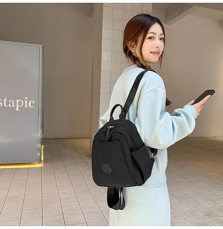 Spring Outing Women's Lightweight Multifunctional Backpack - Large Capacity, Double Shoulder, Casual Mommy Bag