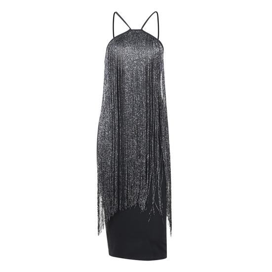 Charming Bodycon Dress Sleeveless Stretchy High-Waist