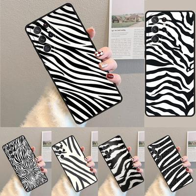 Zebra Pattern Animal TPU Phone Case For Samsung Galaxy Note 10 Pro S26 S25 S24 S23 S22 Ultra Plus S21 FE S20 Shockproof Cover