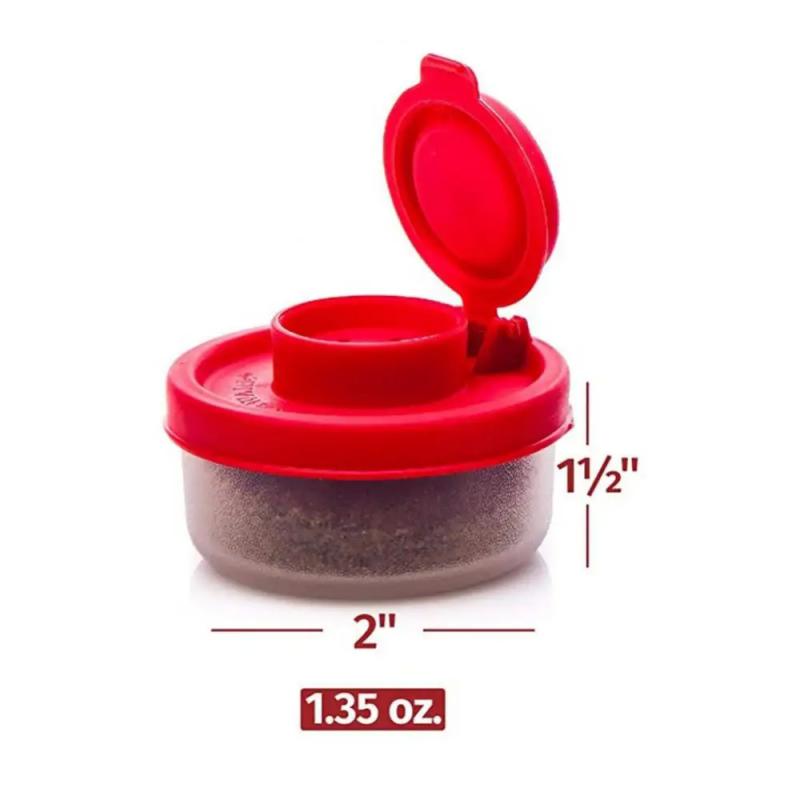Camping Picnic Travel With Lid Kitchen Tool Outdoor Seasoning Dispenser Mini Lunch Box Jar Portable Salt And Pepper Shaker