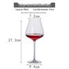 Shangqi Handmade Burgundy Wine Glass