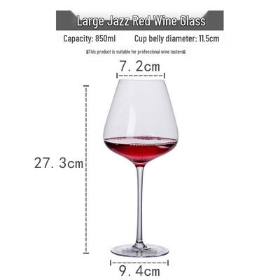 Burgundy Crystal Red Wine Glass