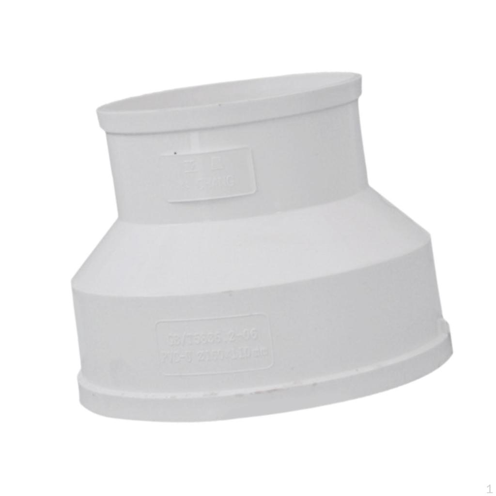 Air Duct Adapter Reducer Airflows Tube Increaser Adapter,Pipe Connector for Bathroom,Easy To