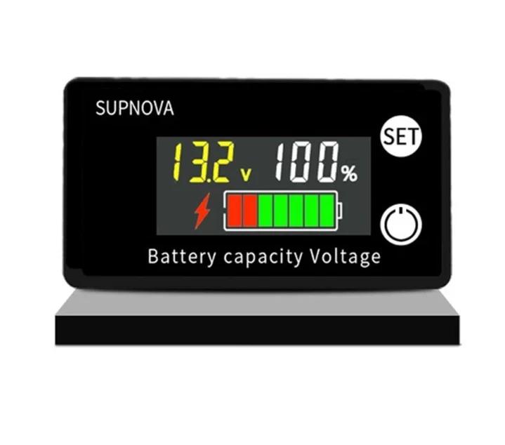 DC7-100V Lithium Lead Acid Battery Capacity Indicator Power Display Meter 9V 12V 24V 48V LED Digital Voltmeter Voltage Tester