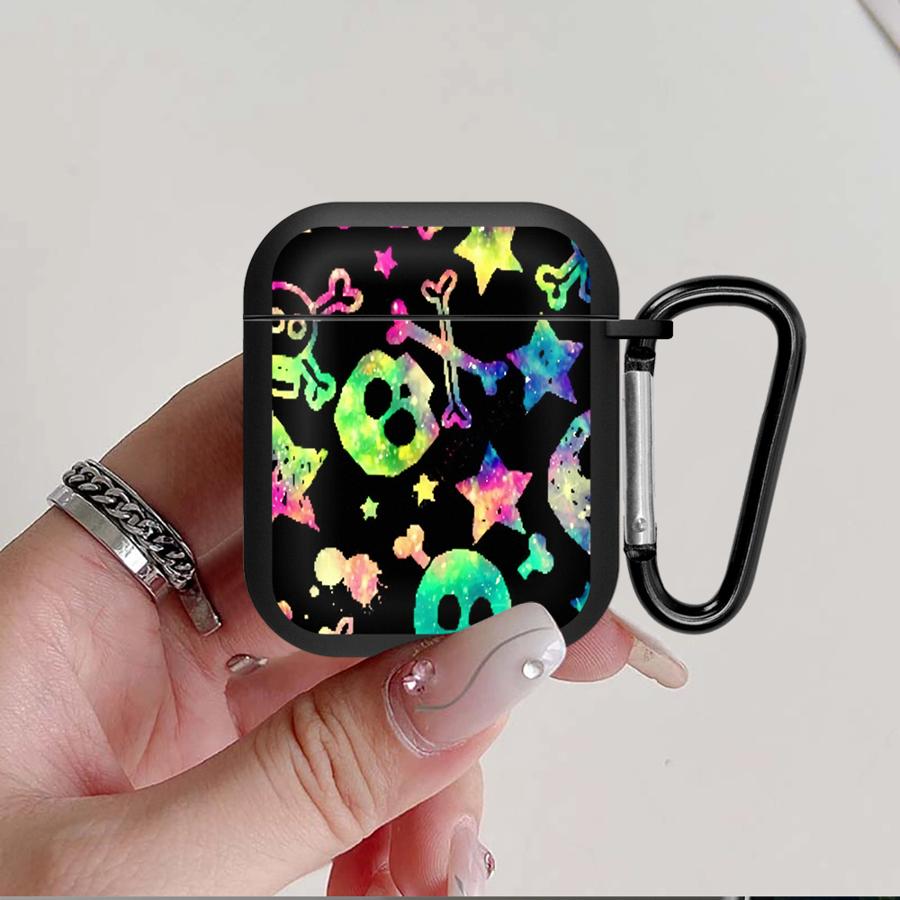 Case For Airpods 3 Pro3 2 Pro Pro2 4 1 Earphone Cases Cover Terrifying Skull Head
