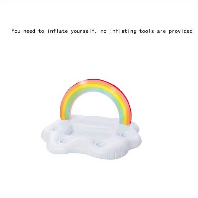 Kbelík na letní párty Rainbow Cloud Držák na poháry Nafukovací bazén Plovák Chladnička na pití piva Stolek Bar Tác Plážový koupací kruh