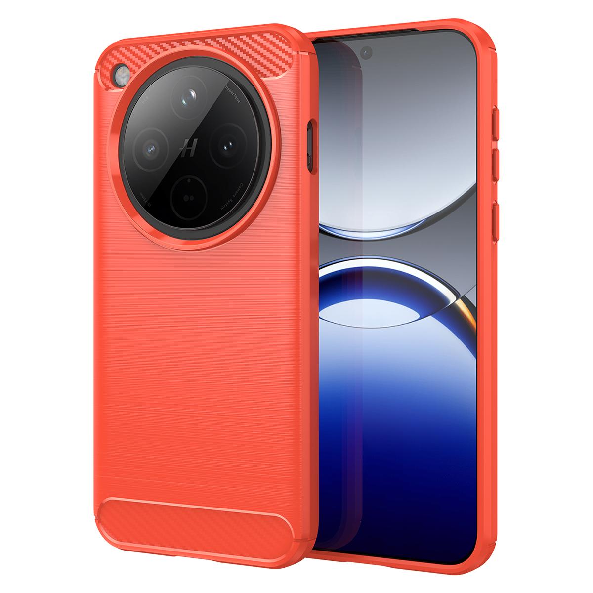 

For Oppo Find X8 5G Case Carbon Fiber Texture Brushed Anti Fingerprint Phone Back Cover B