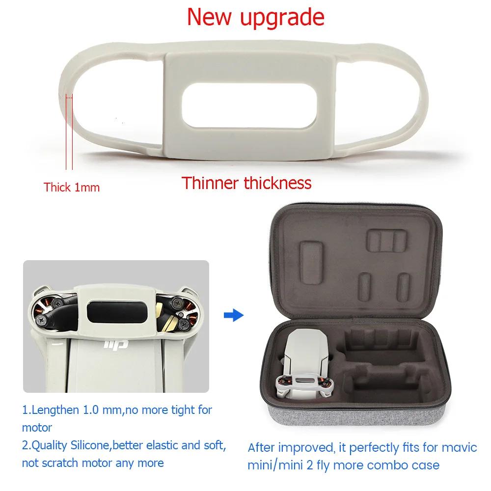 New Upgrade Propeller Silicone Cover For DJI Mini 2 Motor Holder for DJI Mavic Mini Drone Blade Fix Protector Drone Accessories