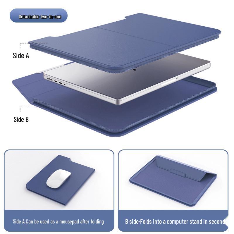 2025 Lehký Apple Air13.6 & Pro14 16" Odnímatelný Stojan Úložná Taška na Notebook