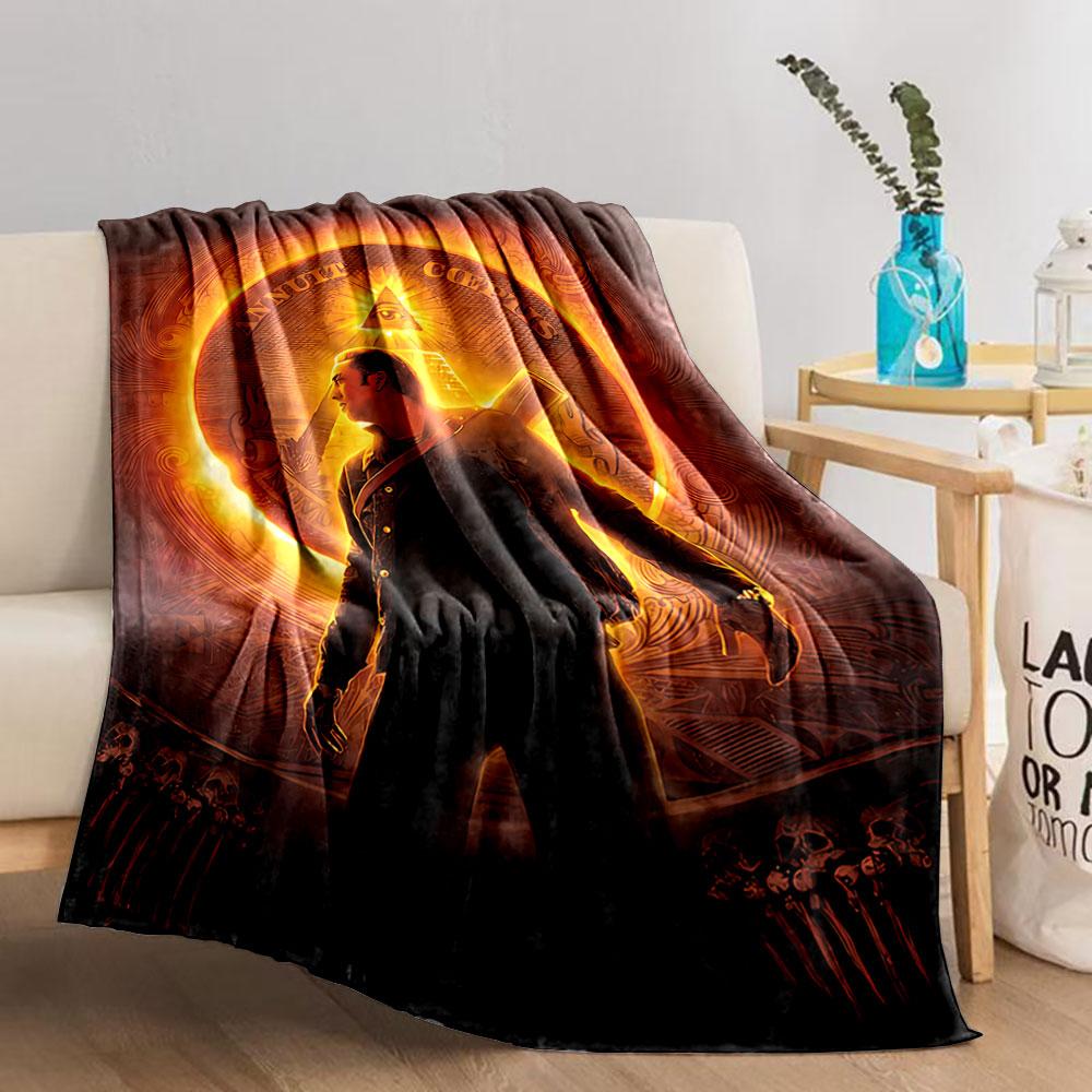 Mysterious Illuminati Design for all seasons blanket lunch break throw gift