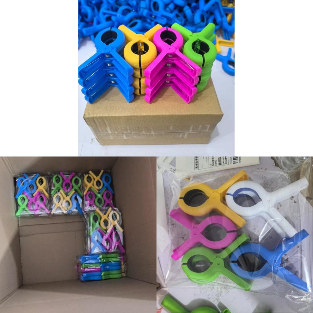 Plastic Clothes Drying Clips With Strong Grip For Home Laundry And Garment Fixing