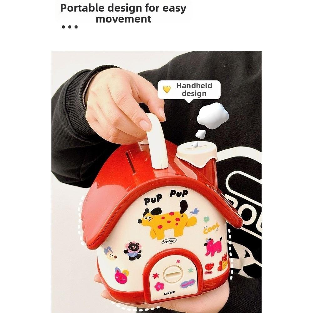 Cute Money Saving Box Cottage Shaped Savings Piggy Bank House Shaped Piggy Bank Home Decoration