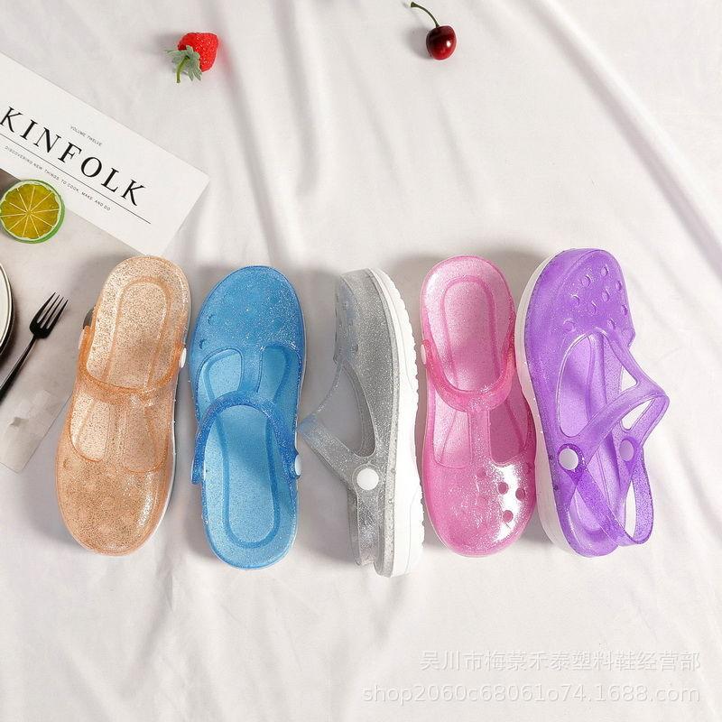 New Summer Hole Shoes Women's Sandals Jelly Shoes Women's Cool Slippers Nurse Shoes Garden Shoes