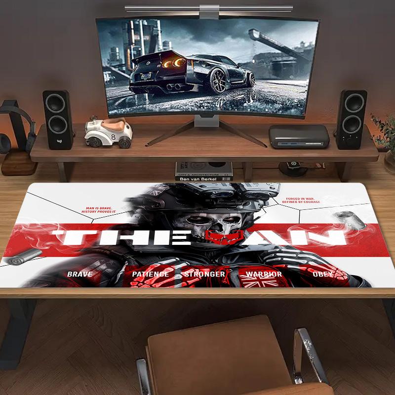 Duty Call Ghost Color Mouse Pad Large Gaming Table Cushion Non-slip Laptop Tablet Big Mousepad XXL Mat Mini PC Playmat With Lock Edge