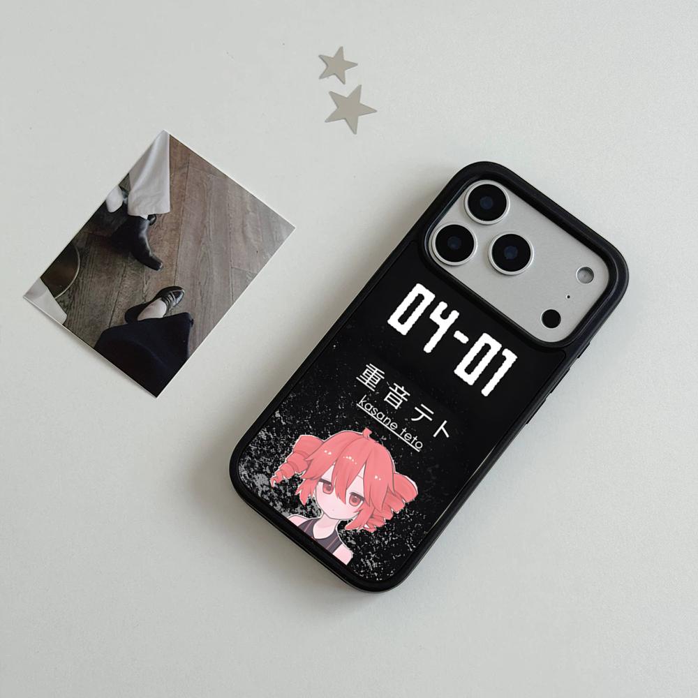 Fukouna Girl K-Kasane T-Teto Phone Case For IPhone 17 Air 16 15 14 Plus 13 12 11 Pro Max Dual Tone Hard PC Fashion Protective C