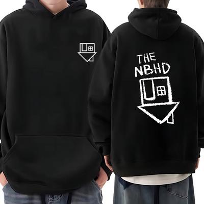 Men Women Clothing NBHD The Neighbourhood Band Casual Sweatshirts Unisex Streetwear Soft and Comfortable Winter Hooded Pullovers