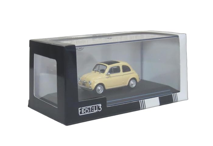 Scale Fiat 500D 1962 Light Yellow Finished Product First43 1/43