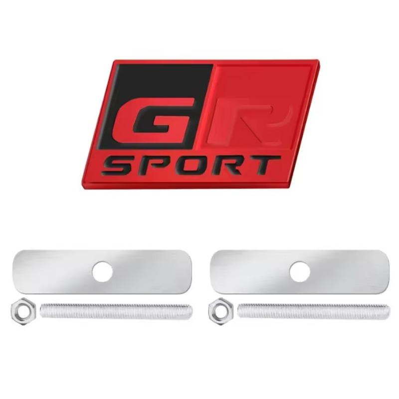 1PC Car Front Hood Grille Emblem Badge Auto Side Fender Decal Sticker for HV YARiS RZ RC RS Prius Alphard Avensis Prius Verso Crown Yaris