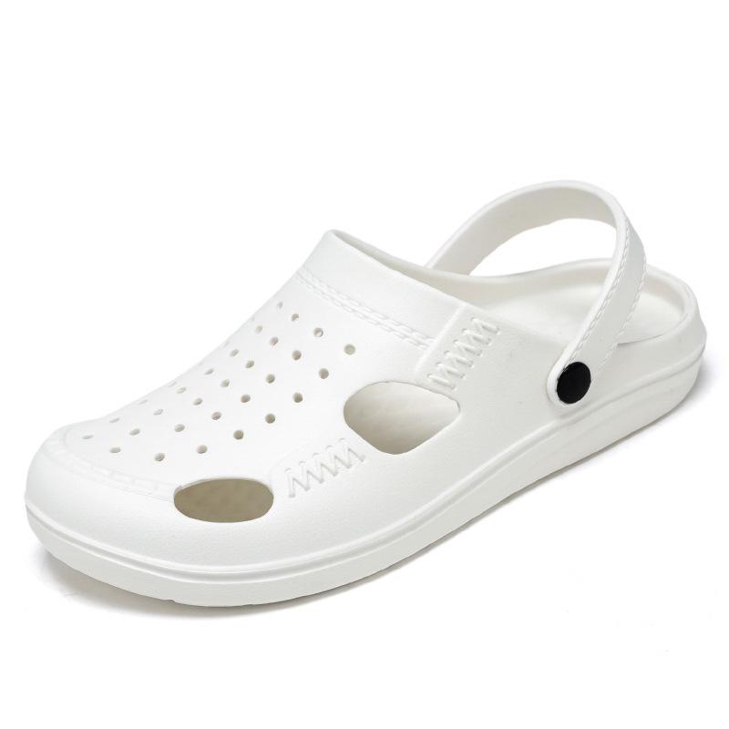 Men s Lightweight Summer Closed-Toe Hollow Beach Sandals 41-42